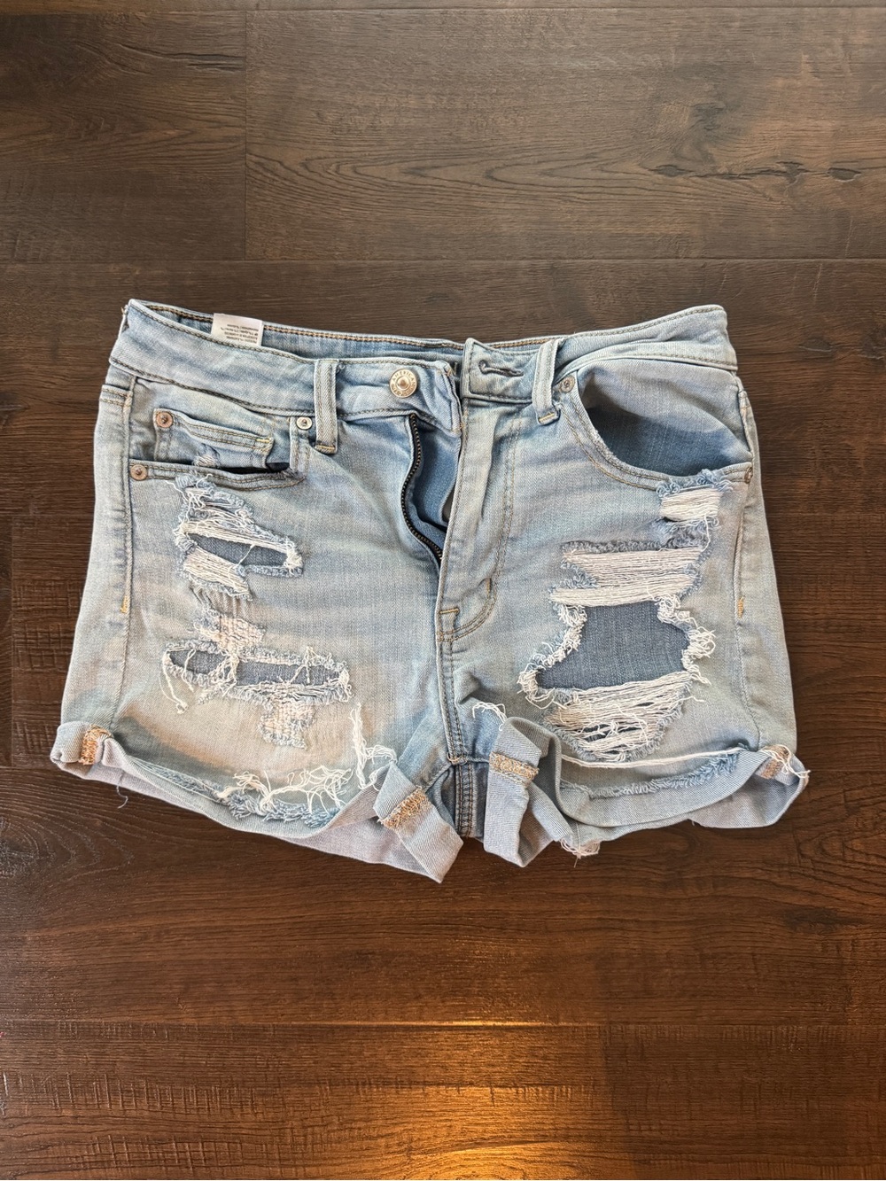 American eagle distressed shorts